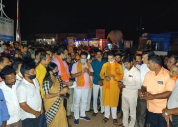 ಪರ್ಪುಂಜ – ಕುರಿಯ – ಪಂಜಳ ರಸ್ತೆ ಅಭಿವೃದ್ಧಿ ಕಾಮಗಾರಿಗೆ  ಶಿಲಾನ್ಯಾಸ