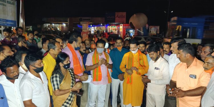 ಪರ್ಪುಂಜ – ಕುರಿಯ – ಪಂಜಳ ರಸ್ತೆ ಅಭಿವೃದ್ಧಿ ಕಾಮಗಾರಿಗೆ  ಶಿಲಾನ್ಯಾಸ