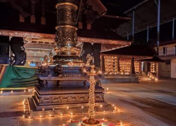 ಪೊಳಲಿ ಶ್ರೀ ರಾಜರಾಜೇಶ್ವರಿ ದೇವಸ್ಥಾನ ದಲ್ಲಿ ಗೋ ಪೂಜೆ ಹಾಗೂ ದೀಪಾವಳಿ ಹಬ್ಬ ಆಚರಣೆ