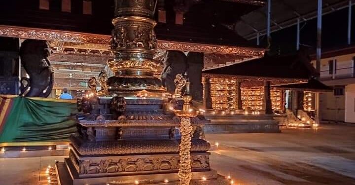 ಪೊಳಲಿ ಶ್ರೀ ರಾಜರಾಜೇಶ್ವರಿ ದೇವಸ್ಥಾನ ದಲ್ಲಿ ಗೋ ಪೂಜೆ ಹಾಗೂ ದೀಪಾವಳಿ ಹಬ್ಬ ಆಚರಣೆ