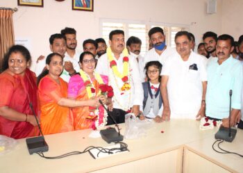 ಬಂಟ್ವಾಳ ಪುರಸಭಾ ಅಧ್ಯಕ್ಷ ಹಾಗೂ ಉಪಾಧ್ಯಕ್ಷೆ ಯಾಗಿ ಆಯ್ಕೆಯಾದ ಮಹಮ್ಮದ್ ಶರೀಫ್ ಮತ್ತು ಜೆಸಿಂತಾ ಡಿಸೋಜ ರವರ ಪದಗ್ರಹಣ