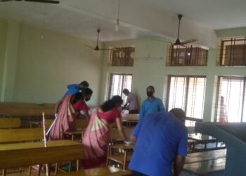 ಆಫ್‌ಲೈನ್ ತರಗತಿ ನಡೆಸಲು ಸಿದ್ದತೆಯನ್ನು ಪೂರ್ಣಗೊಳಿಸಿದ ವಿವೇಕಾನಂದ ಪಿಯು ಕಾಲೇಜು