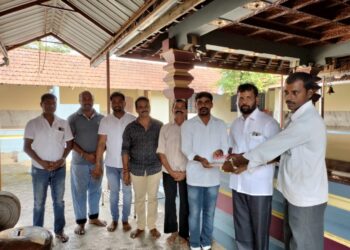 ಪ್ರಭು ಶ್ರೀ ರಾಮಚಂದ್ರನ ಮಂದಿರ ನಿರ್ಮಾಣಕ್ಕೆ ನಿಧಿ ಸಂಗ್ರಹ ಅಭಿಯಾನ-ಮುಂಡೂರು ಮೃತ್ಯುಂಜೇಶ್ವರ ದೇಗುಲದಲ್ಲಿ ಚಾಲನೆ