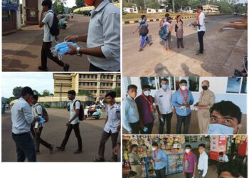 ಯುವಮೋರ್ಚಾ ಪುತ್ತೂರು ನಗರ ಮಂಡಲದ ವತಿಯಿಂದ ಜನಜಾಗೃತಿಗಾಗಿ ಉಚಿತ ಮಾಸ್ಕ್ ವಿತರಣೆ