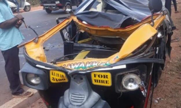 ಮಾಣಿ : ಕಾರು ಹಾಗೂ ಆಟೋ ರಿಕ್ಷಾ ನಡುವೆ ಭೀಕರ ಅಪಘಾತ : ಆಟೋ ರಿಕ್ಷಾ ಚಾಲಕ ಸ್ಥಳದಲ್ಲೇ ಮೃತ್ಯು