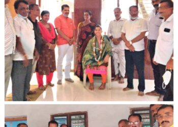 ಬಿ. ಎಸ್. ಎಫ್, ರಾಷ್ಟ್ರ ಮಟ್ಟದ ಕಬಡ್ಡಿಗೆ ಆಯ್ಕೆಗೊಂಡ ಬಲ್ನಾಡಿನ ಯುವತಿಯರಿಬ್ಬರಿಗೆ ಶಾಸಕರಿಂದ ಶುಭ ಹಾರೈಕೆ