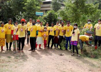 ಪುತ್ತೂರು ಶ್ರೀ ಮಹಾಲಿಂಗೇಶ್ವರ ದೇವಳದ ಗದ್ದೆ ಸ್ವಚ್ಚತಾ ಕಾರ್ಯ