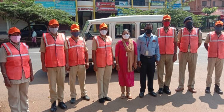 ಕೊರೋನಾ 2ನೇ ಅಲೆ ಹಿನ್ನಲೆ ಪುತ್ತೂರು ಗೃಹರಕ್ಷಕ ಮಾರ್ಷಲ್ ಕರ್ತವ್ಯಕ್ಕೆ