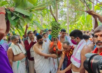 ಹತ್ತೂರ ಒಡೆಯನ ಜಾತ್ರಾಮಹೋತ್ಸವಕ್ಕೆ ಗೊನೆ ಮುಹೂರ್ತ