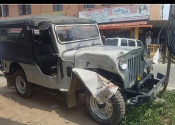 ಮಡಿಕೇರಿ: ಅಡ್ಡಾದಿಡ್ಡಿ ನುಗ್ಗಿದ ಜೀಪ್ – ಬೈಕಿಗೆ ಡಿಕ್ಕಿ