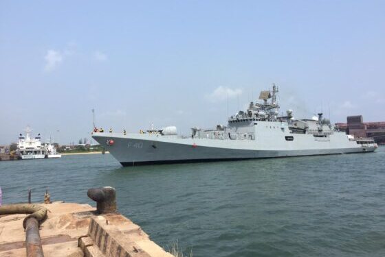 ಬಹ್ರೇನ್ ನಿಂದ ಭಾರತೀಯ ಸೇನಾ ಹಡಗು ಮೂಲಕ ಕಡಲನಗರಿಗೆ ಬಂದು ತಲುಪಿದ 40 ಮೆಟ್ರಿಕ್ ಟನ್ ಆಮ್ಲಜನಕ