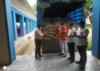 ಕೋವಿಡ್ ಪರಿಹಾರವಾಗಿ ಕೇಂದ್ರದಿಂದ 26 ಸಾವಿರ ಮೆಟ್ರಿಕ್ ಟನ್ ಪಡಿತರ ಅಕ್ಕಿ ಪುತ್ತೂರಿಗೆ; ಎಪಿಎಂಸಿಯ ಸಾವಿರ ಮೆಟ್ರಿಕ್ ಟನ್ ಗೋದಾಮಿನಲ್ಲಿ ದಾಸ್ತಾನು