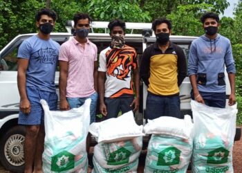 ಸರ್ವೇ : ತುಳುನಾಡ ಚಿತ್ರ ತಂಡದ ದೀಕ್ಷಿತ್ ಮತ್ತು ಬಳಗದಿಂದ ಕಿಟ್ ವಿತರಣೆ