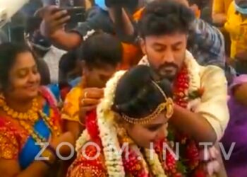 ಭೂಮಿಯಲ್ಲಿ ಮಾತ್ರ ರೂಲ್ಸ್ ಎಂದು ಆಕಾಶದಲ್ಲಿ ದಾಂಪತ್ಯ ಜೀವನಕ್ಕೆ ಕಾಲಿರಿಸಿದ  ಜೋಡಿ..!