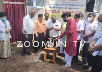 ಪುತ್ತೂರು :  ಸರಕಾರಿ ಆಸ್ಪತ್ರೆಗೆ 1 ಕೋಟಿ ರೂ. ಅನುದಾನದಲ್ಲಿ ಆಕ್ಸಿಜನ್ ಪ್ಲಾಂಟ್ ನಿರ್ಮಾಣ ಕಾಮಗಾರಿಗೆ  ಶಿಲಾನ್ಯಾಸ