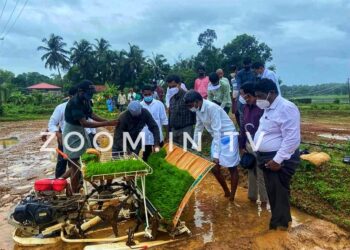 ಹಡಿಲು ಭೂಮಿಯನ್ನು ಕೃಷಿ ಭೂಮಿಯನ್ನಾಗಿ ಪರಿವರ್ತಿಸುವ ಕಾರ್ಯಕ್ಕೆ  ಚಾಲನೆ ನೀಡಿದ ಸಚಿವ ‘ಕೋಟ ಶ್ರೀನಿವಾಸ ಪೂಜಾರಿ’