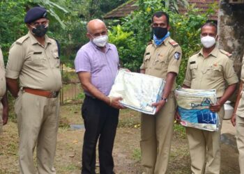 ಉಪ್ಪಿನಂಗಡಿ ಗೃಹರಕ್ಷಕದಳ ಘಟಕ ಹಾಗೂ ಕಡಬ ಗೃಹರಕ್ಷಕದಳ ಘಟಕಕ್ಕೆ ಸೊಳ್ಳೆ ಪರದೆ ವಿತರಣೆ