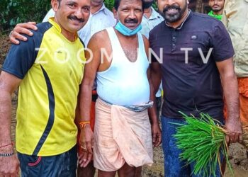 ಸವಣೂರು: ಅಂಬಾ ಬ್ರದರ್ಸ್ ವತಿಯಿಂದ ಹಡೀಲು ಬಿದ್ದ ಗದ್ದೆಯಲ್ಲಿ ಬೇಸಾಯ:; ರೈತನಂತೆ ಕೆಸರು ಗದ್ದೆಗಿಳಿದು ನೇಜಿ ನಾಟಿ ಮಾಡಿದ ಸಚಿವ ‘ಎಸ್.ಅಂಗಾರ’