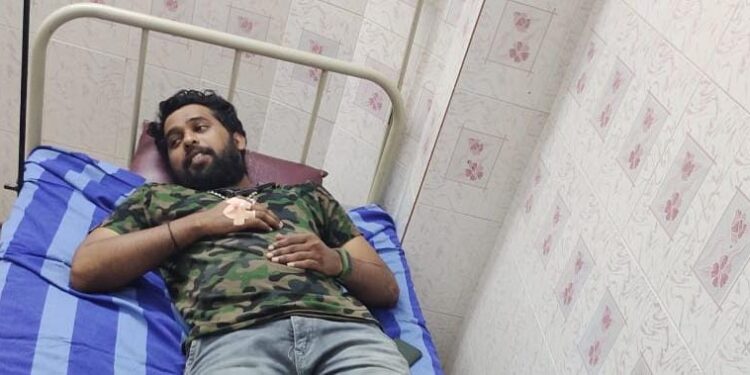 ಪುತ್ತೂರು: ಉರಗ ತಜ್ಞ ತೇಜಸ್ ಗೆ ಅಪಘಾತ..! ಸಣ್ಣ ಪುಟ್ಟಗಾಯ…!!