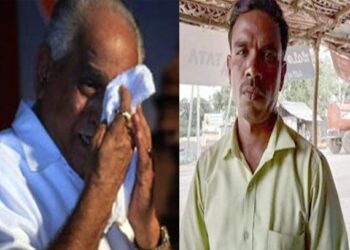 ನೆಚ್ಚಿನ ನಾಯಕ ರಾಜೀನಾಮೆ ಘೋಷಣೆ ವೇಳೆ ಕಣ್ಣೀರಿಟ್ಟಿದ್ದನ್ನು ಸಹಿಸದೆ ಆತ್ಮಹತ್ಯೆಗೆ ಶರಣಾದ ಬಿಎಸ್​ವೈ ಅಭಿಮಾನಿ..!