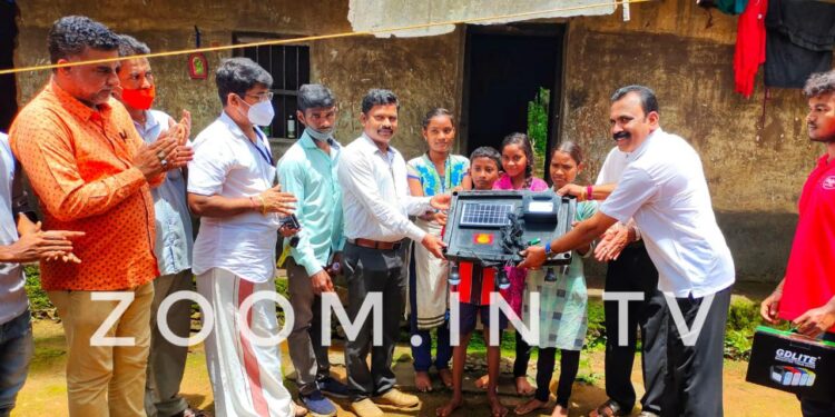 ಕತ್ತಲು ತುಂಬಿದ ಕುಟುಂಬಕ್ಕೆ ಸೀತಾರಾಮ ರೈ ಕೆದಂಬಾಡಿಗುತ್ತು ಅವರಿಂದ ಬೆಳಕಿನಾಸರೆ