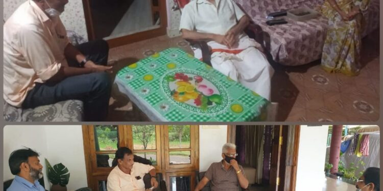 ಪುತ್ತೂರು: ಬ್ಲಾಕ್ ಕಾಂಗ್ರೆಸ್ ವತಿಯಿಂದ ಹಿರಿಯ ಕಾಂಗ್ರೆಸ್ಸಿಗರ ಭೇಟಿ: ಪಕ್ಷ ಸಂಘಟನೆ ಬಗ್ಗೆ ಚರ್ಚೆ