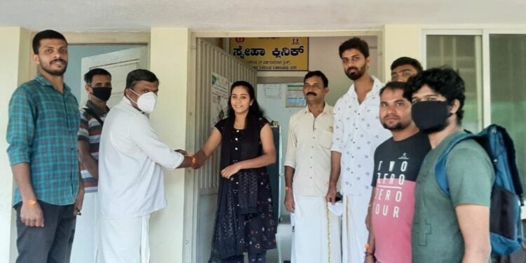 ಕಾವು: ಬಿಜೆಪಿ ಯುವಮೋರ್ಚಾ ವತಿಯಿಂದ ರಕ್ಷಾಬಂಧನ ಆಚರಣೆ