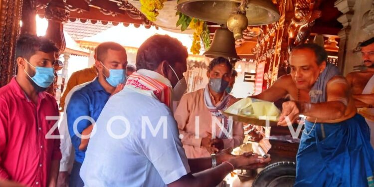 ಪುತ್ತೂರು: ಹಿಂ.ಜಾ.ವೇ ಕರ್ನಾಟಕ ದಕ್ಷಿಣ ಪ್ರಾಂತ ಸಂಘಟನಾ ಕಾರ್ಯದರ್ಶಿ ಪ್ರಶಾಂತ್ ಬಿ ಶ್ರೀಮಹಾಲಿಂಗೇಶ್ವರ ದೇವಸ್ಥಾನಕ್ಕೆ ಭೇಟಿ