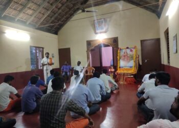 ಮಾಣಿ: ಹಿಂ.ಜಾ.ವೇ. ವತಿಯಿಂದ ಭಾರತ್ ಮಾತಾ ಪೂಜನಾ ಕಾರ್ಯಕ್ರಮ