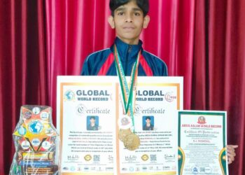 ಯೋಗಾಸನದಲ್ಲಿ ಗ್ಲೋಬಲ್ ವರ್ಲ್ಡ್ ರೆಕಾರ್ಡ್ ದಾಖಲಿಸಿದ ‘ನಿಶ್ಚಲ್’