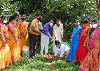 ವಿಟ್ಲ: ಶ್ರೀ ಕ್ಷೇತ್ರ ಧರ್ಮಸ್ಥಳ ಗ್ರಾಮಾಭಿವೃದ್ಧಿ ಯೋಜನೆ ಬಿ.ಸಿ ಟ್ರಸ್ಟ್ (ರಿ) ವತಿಯಿಂದ ಪರಿಸರ ಸಂರಕ್ಷಣೆಯ ಸಲುವಾಗಿ ಹಣ್ಣಿನ ಗಿಡ ನೆಡುವ ಕಾರ್ಯಕ್ರಮ