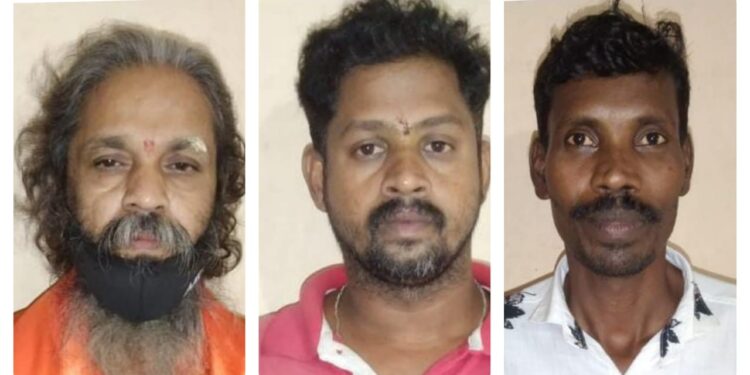 ವಿಟ್ಲ: ಮಗಳು, ಅಳಿಯನ ಮೇಲೆ ಮಾರಣಾಂತಿಕ ಹಲ್ಲೆ ಪ್ರಕರಣ: ಕಾಳೀಶ್ವರ ಸ್ವಾಮಿ ಮತ್ತು ಇಬ್ಬರು ಸಹಚರರನ್ನು ಬಂಧಿಸಿದ ಪೋಲಿಸರು
