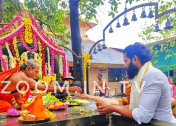 ಸ್ಯಾಂಡಲ್ ವುಡ್ ನ ಖ್ಯಾತ ನಟ “ವಿನೋದ್ ಪ್ರಭಾಕರ್” ಸೌತಡ್ಕ ಮಹಾಗಣಪತಿ ಕ್ಷೇತ್ರಕ್ಕೆ ಭೇಟಿ