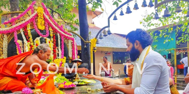 ಸ್ಯಾಂಡಲ್ ವುಡ್ ನ ಖ್ಯಾತ ನಟ “ವಿನೋದ್ ಪ್ರಭಾಕರ್” ಸೌತಡ್ಕ ಮಹಾಗಣಪತಿ ಕ್ಷೇತ್ರಕ್ಕೆ ಭೇಟಿ