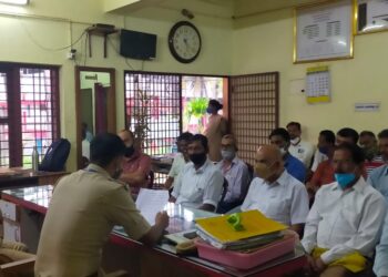 ಕೋವಿಡ್ ನಿಯಮ ಪಾಲಿಸಿ ಗಣೇಶೋತ್ಸವ ಆಚರಣೆ ಮಾಡಿ:; ಸಾರ್ವಜನಿಕವಾಗಿ ಮೈದಾನದಲ್ಲಿ ಗಣೇಶೋತ್ಸವ ಆಚರಿಸುವಂತಿಲ್ಲ – ಇನ್ಸ್ಪೆಕ್ಟರ್ ಗೋಪಾಲ್ ನಾಯ್ಕ್