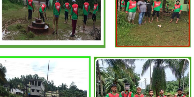 ದಾರಂದಕುಕ್ಕು: ಎಸ್.ಡಿ.ಪಿ.ಐ ಘಟಕದ ವತಿಯಿಂದ ಮದ್ರಸ ಪರಿಸರದಲ್ಲಿ ಸ್ವಚ್ಛತೆ