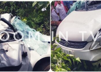 ಬಂಟ್ವಾಳ: ನಿಯಂತ್ರಣ ತಪ್ಪಿ  ಕಾರು ಮರಕ್ಕೆ ಡಿಕ್ಕಿ..! ಡಾಕ್ಯುಮೆಂಟರಿ ಫಿಲ್ಮ್ ಗಾಗಿ ತೆರಳುತ್ತಿದ್ದ ಐವರಿಗೆ ಗಾಯ