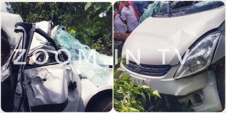 ಬಂಟ್ವಾಳ: ನಿಯಂತ್ರಣ ತಪ್ಪಿ  ಕಾರು ಮರಕ್ಕೆ ಡಿಕ್ಕಿ..! ಡಾಕ್ಯುಮೆಂಟರಿ ಫಿಲ್ಮ್ ಗಾಗಿ ತೆರಳುತ್ತಿದ್ದ ಐವರಿಗೆ ಗಾಯ