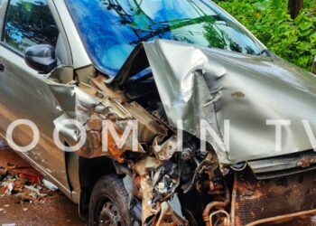 ಪುತ್ತೂರು: ಪ್ರಗತಿಪರ ಕೃಷಿಕ ಕಡಮಜಲು ಸುಭಾಷ್ ರೈ ಕಾರು ಜೆಸಿಬಿ ಗೆ ಡಿಕ್ಕಿ…!! ಅಪಾಯದಿಂದ ಪಾರು