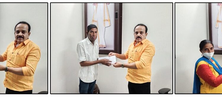 ಪುತ್ತೂರು: ಸಂಕಷ್ಟದಲ್ಲಿರುವವರಿಗೆ ಆರ್ಥಿಕ ಸಹಕಾರ ನೀಡಿದ ಅಶೋಕ್ ಕುಮಾರ್ ರೈ ಕೋಡಿಂಬಾಡಿ