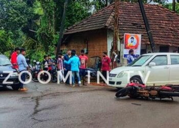 ಸಾಲ್ಮರ: ಕಾರು ಮತ್ತು ಬೈಕ್ ನಡುವೆ ಅಪಘಾತ:; ದುಷ್ಕರ್ಮಿಗಳಿಂದ ಕಾರು ಚಾಲಕನ ಮೇಲೆ ಹಲ್ಲೆ..!! ಆಸ್ಪತ್ರೆಗೆ ದಾಖಲು