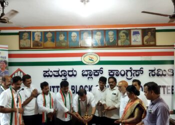 ಪುತ್ತೂರು: ಬ್ಲಾಕ್ ಕಾಂಗ್ರೆಸ್ ಕಾರ್ಮಿಕ ಘಟಕದ ಪದಾಧಿಕಾರಿಗಳ ಪದಗ್ರಹಣ ಹಾಗೂ ಜಿಲ್ಲಾ ಕಾಂಗ್ರೆಸ್ ನಡೆ ಶ್ರಮಿಕರ ಕಡೆ ಕಾರ್ಯಕ್ರಮ