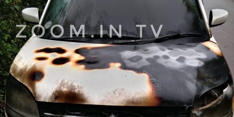 ಸುಳ್ಯ: ಚಲಿಸುತ್ತಿದ್ದ ಕಾರಿನಲ್ಲಿ ಇದ್ದಕ್ಕಿದ್ದಂತೆ ಬೆಂಕಿ..!! ಕಾರಿನೊಳಗಡೆ ಲಾಕ್ ಆದ ಚಾಲಕ ಪವಾಡ ಸದೃಶವಾಗಿ ಪಾರು