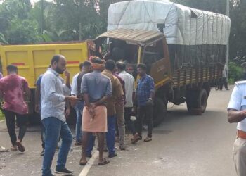 ಬಂಟ್ವಾಳ: ಟೆಂಪೋಗಳ ನಡುವೆ ಡಿಕ್ಕಿ:; ಚಾಲಕನಿಗೆ ಗಂಭೀರ ಗಾಯ