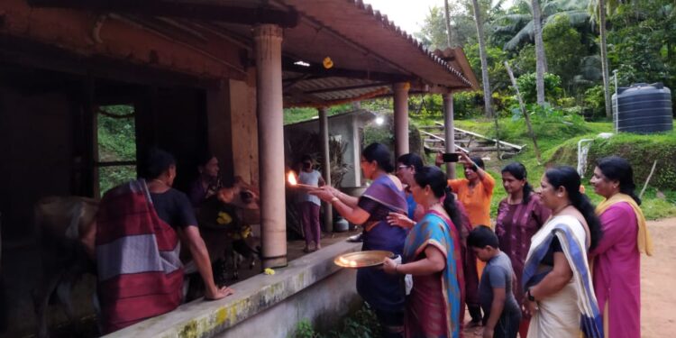 ಪುತ್ತೂರು: ಬ್ಲಾಕ್ ಮಹಿಳಾ‌ ಕಾಂಗ್ರೆಸ್ ವತಿಯಿಂದ ‘ಗೋ ಪೂಜೆ’