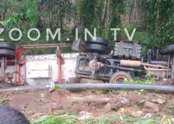 ಬುಡೋಳಿ: 30 ಅಡಿ ಆಳಕ್ಕೆ ಉರುಳಿ ಬಿದ್ದ ಗ್ಯಾಸ್ ಟ್ಯಾಂಕರ್..!! ಚಾಲಕ ಪವಾಡ ಸದೃಶವಾಗಿ ಪಾರು