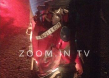 ಮೊಟ್ಟೆತ್ತಡ್ಕ: ಲಾರಿ ಮತ್ತು ಆಕ್ಟಿವಾ ನಡುವೆ ಭೀಕರ ಅಪಘಾತ..!! ದ್ವಿಚಕ್ರ ವಾಹನ ಸವಾರ ಮತ್ತು ಸಹಸವಾರ ಗಂಭೀರ