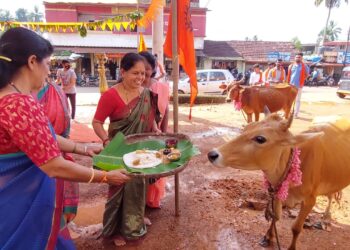 ವಿ.ಹಿಂ.ಪ.ಬಜರಂಗದಳ ಆಂಜನೇಯ ಘಟಕ ಬೊಳುವಾರು ವತಿಯಿಂದ ‘ಸಾರ್ವಜನಿಕ ಗೋಪೂಜೆ’ ಹಾಗೂ ‘ಭಜನಾ ಕಾರ್ಯಕ್ರಮ’