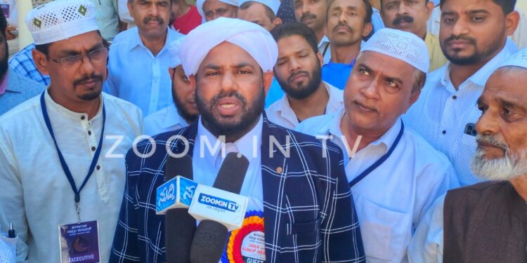 ‘ಸಾಮಾಜಿಕ ಜಾಲತಾಣಗಳ ವಿಷಯ ಬಿಡಿ – ಅಭಿವೃದ್ಧಿ ಕಡೆ ನೋಡಿ’ – ರಾಜ್ಯ ವಕ್ಫ್ ಮಂಡಳಿ ಅಧ್ಯಕ್ಷ ಮೌಲಾನ ಶಾಫಿ ಸಅದಿ