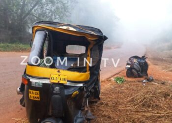 ನರಿಮೊಗರು: ರಿಕ್ಷಾ ಮತ್ತು ಆಕ್ಟಿವಾ ನಡುವೆ ಭೀಕರ ಅಪಘಾತ:; ತಂತ್ರಿಗಳ ಸಹಾಯಕ ಗಂಭೀರ..!! ಗಾಯಾಳು ಮಧುಸೂದನ್ ಹಾಗೂ ರಝಾಕ್ ರನ್ನು ಮಧ್ಯರಾತ್ರಿ ತನ್ನ ಕಾರಿನಲ್ಲೇ ಆಸ್ಪತ್ರೆಗೆ ಸಾಗಿಸಿದ ಅರುಣ್ ಕುಮಾರ್ ಪುತ್ತಿಲ..!!